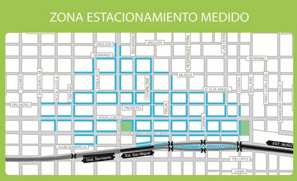 Nuevo sistema de estacionamiento medido en San Miguel