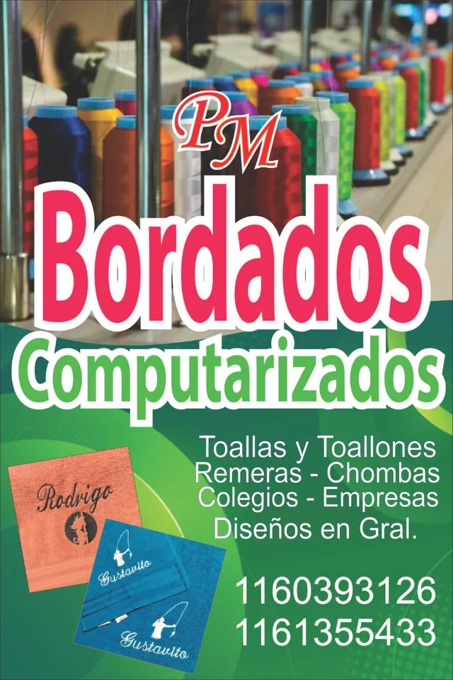 PM Bordados Computarizados en San Miguel BellaVista Muñiz